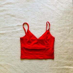 Red tank top